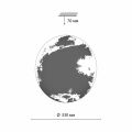Накладной светильник Sonex PALE 3085/CLN