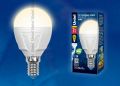 Лампа светодиодная Uniel LED-G45 7W/WW/E14/FR PLP01WH картон