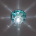 Точечный светильник Fametto DLS-F114 G4 BLUE/CLEAR Fiore
