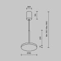 Подвесной светильник Maytoni Plato P076PL-L12W4K-BS