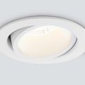 Встраиваемый светодиодный светильник Elektrostandard 15267/LED 7W 4200K белый/белый 4690389175602