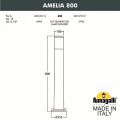 Наземный низкий светильник Fumagalli Amelia DR2.575.000.LYF1R
