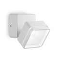 Уличный настенный светодиодный светильник Ideal Lux Omega Square AP1 Bianco