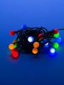 Светодиодная гирлянда (11093) Uniel разноцветные шарики 220V разноцветный ULD-S0280-020/DGA Multi IP20 Colorballs