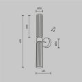 Бра Maytoni Antic MOD302WL-02CG1