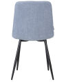 Стул обеденный Dobrin A006 CHILLY ROMBO, Серо-голубой Simple 26, основание черное