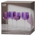  LSA International Набор из 4 бокалов для вина Aurora G1620-16-887