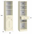  Компасс-мебель Шкаф комбинированный Ассоль Плюс АС-65