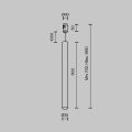 Подвесной светильник Maytoni Focus Led TR156-1-5W3K-BS