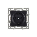 Механизм электрической розетки SCT-MEU1-PL-BK (250V, 16A) ( Arlight , -)