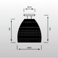 Потолочный светильник Zumaline Pico MX9023-1L(BLACK)