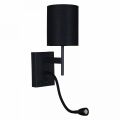  Reluce Бра с подсветкой 86210-9.2-001KT LED3W+E14 BK
