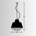 Подвесной светильник Zumaline Wire MD1712-1L-BLACK