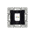 Механизм компьютерной розетки SCT-MPC1-PL-BK (RJ-45, CAT6) ( Arlight , -)
