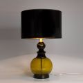 Настольная лампа Cloyd PONTIFICA T1 / выс. 61 см - латунь - янтарное стекло (арт.30118)