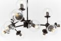 Люстра на штанге Lumina Deco Zodiak LDP 160-12 BK+PR