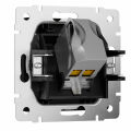  Werkel W5120108/ Розетка Ethernet RJ-45 cat. 6A экранированная (черный матовый) W5120108
