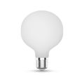Лампа светодиодная филаментная Gauss E27 10W 4100К матовая 189202210