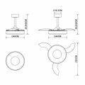 Светильник с вентилятором Mantra COIN FAN 9496