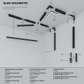 Соединитель угловой внутренний для треков накладных Elektrostandard Slim Magnetic a062190