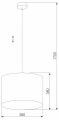 Подвесной светильник TK Lighting Tercino 6172 Tercino Blue