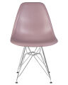 Стул обеденный Dobrin LMZL-PP638A DSR, ножки хром, цвет сиреневый (P-04)