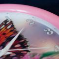  Салют Настенные часы (33x5 см) П-3Б1.1-723 Бабочка 3D