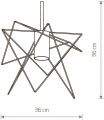 Плафон металлический Nowodvorski Cameleon Gstar 10327