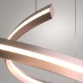 Подвесной светодиодный светильник Eurosvet Gap 90180/3 сатин-никель