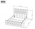  НК-Мебель Кровать полутораспальная Интеро