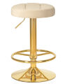 Набор 2 шт Табурет барный Dobrin BRUNO GOLD, бежевый велюр (MJ9-10)