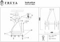 Подвесной светильник Freya Deserto FR5141PL-08BS1