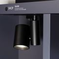 Стенд Cветильники трековые трехфазные Arlight -SHOP-E23-1760x1000mm (DB 3мм, пленка, подсветка) (Arlight, -)