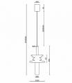 Подвесной светильник Maytoni Sound Wave MOD255PL-01B3