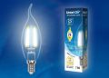 Лампа светодиодная Uniel LED-CW35-7,5W/NW/E14/CL GLA01TR картон