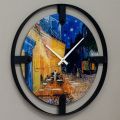  Nicole Time Настенные часы (61x5 см) NT156 VAN GOGH CAFE