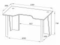  Сокол Стол компьютерный КСТ-18
