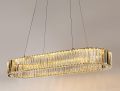 Подвесной светодиодный светильник Newport 8445/90 oval gold М0065052