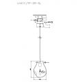 Подвесной светильник Lumien Hall Nertus LH4111/1P-CR-SL