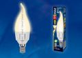 Лампа светодиодная Uniel LED-CW37 7W/WW/E14/FR PLP01WH картон