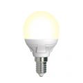  Uniel Лампа светодиодная диммируемая (UL-00004302) E14 7W 3000K матовая LED-G45 7W/3000K/E14/FR/DIM PLP01WH