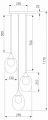 Подвесной светильник Eurosvet Spritz 70216/3 латунь