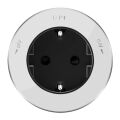  Systeme Electric MultiTrack Розетка 2К+З круглая 16А/250В Белый