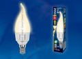 Лампа светодиодная Uniel LED-CW37 7W/WW/E14/FR PLP01WH картон