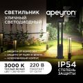 Уличный светодиодный светильник Apeyron Shadow 31-15
