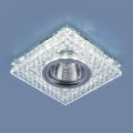Встраиваемый светильник Elektrostandard 8391 MR16 CL/SL прозрачный/серебро 4690389098369
