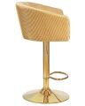 Стул барный Dobrin LM-5025 DARCY GOLD, песочный велюр (1922-3)