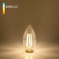 Лампа светодиодная филаментная Elektrostandard E14 7W 4200K прозрачная 4690389133039