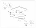 Накладной светильник Ambrella Light TA TA1818