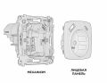 Розетка с заземлением и 2хUSB type A и C, без рамки Ambrella Volt Quant MO310010